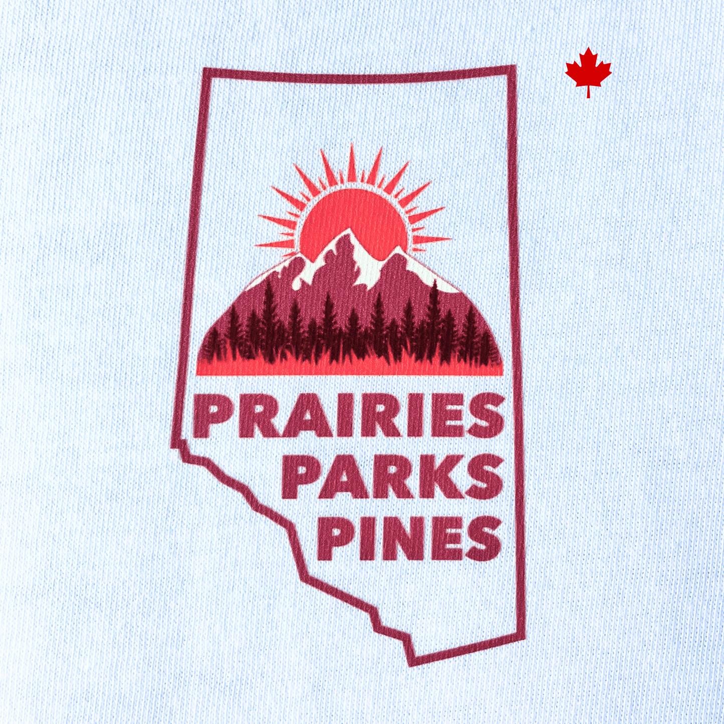 Prairies Parks Pines T-Shirt - Rust - Go Way Out
