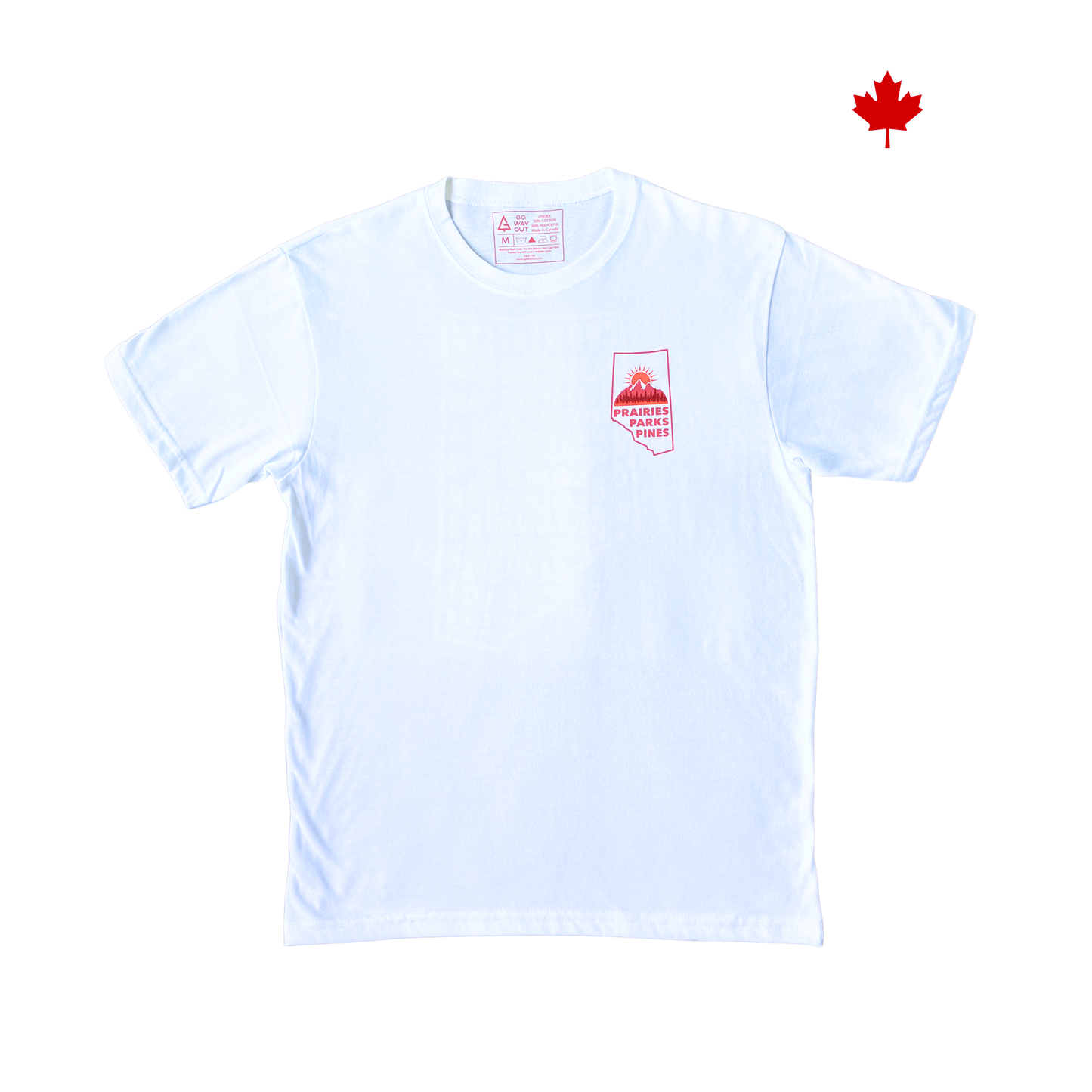 Prairies Parks Pines T-Shirt - Rust - Go Way Out