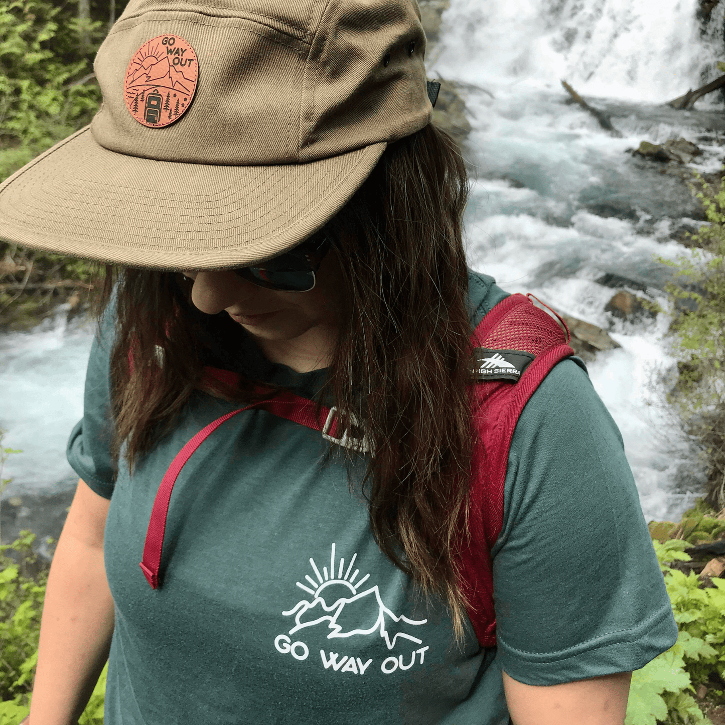 Sun Peaks T-Shirt - Forest Green - Go Way Out
