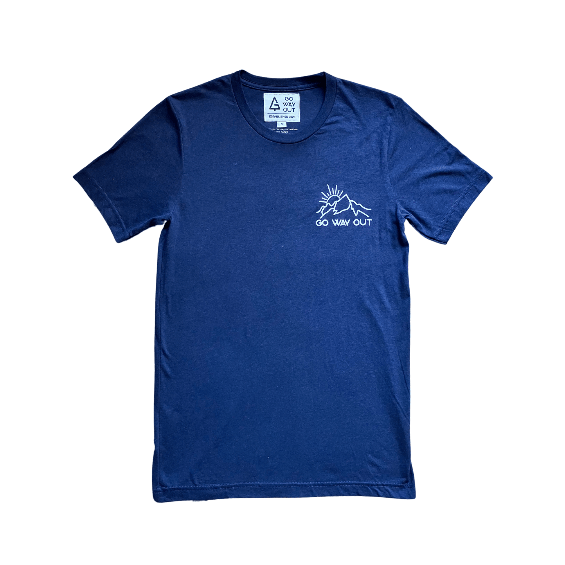 Sun Peaks T-Shirt - Navy Blue - Go Way Out
