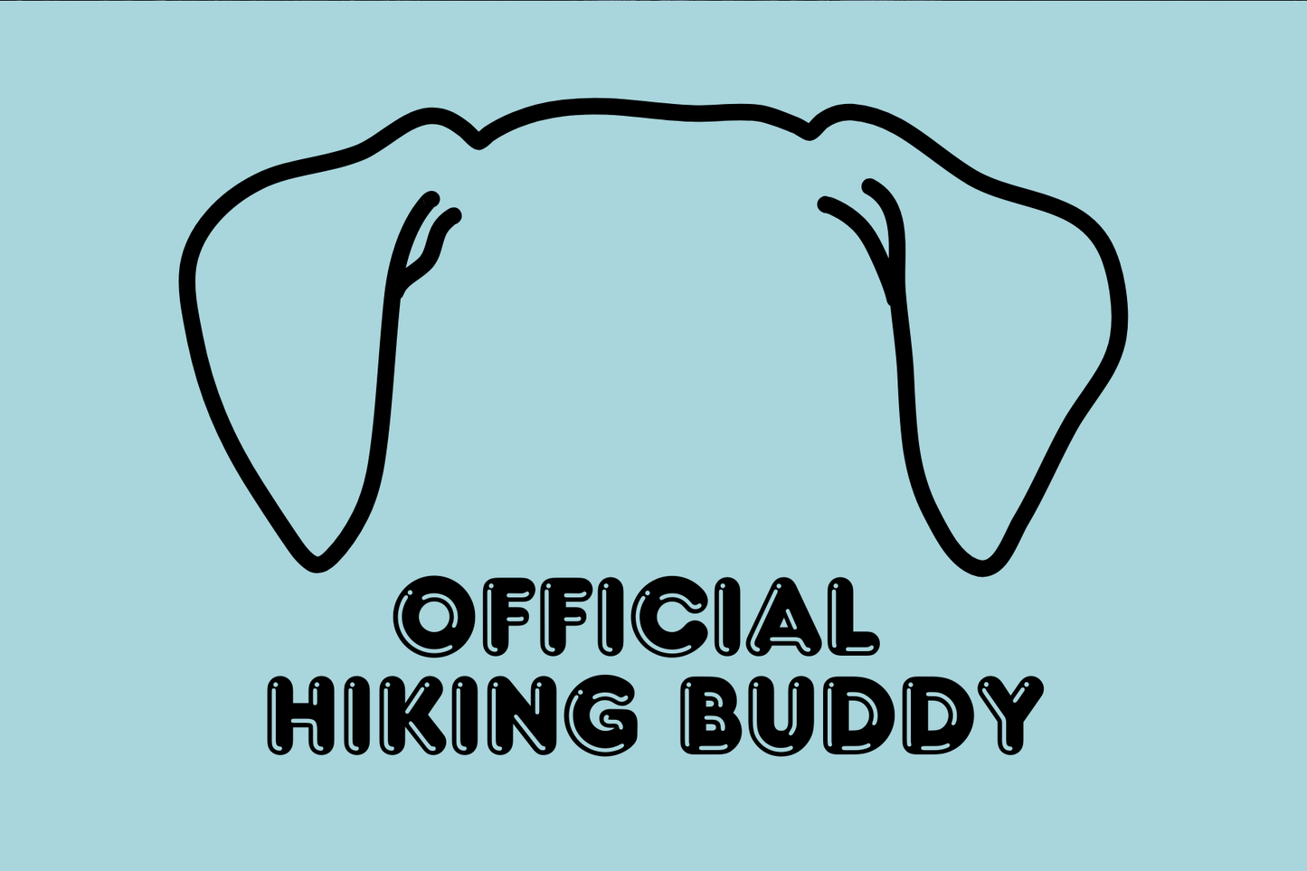 Official Hiking Buddy Sticker - Go Way Out