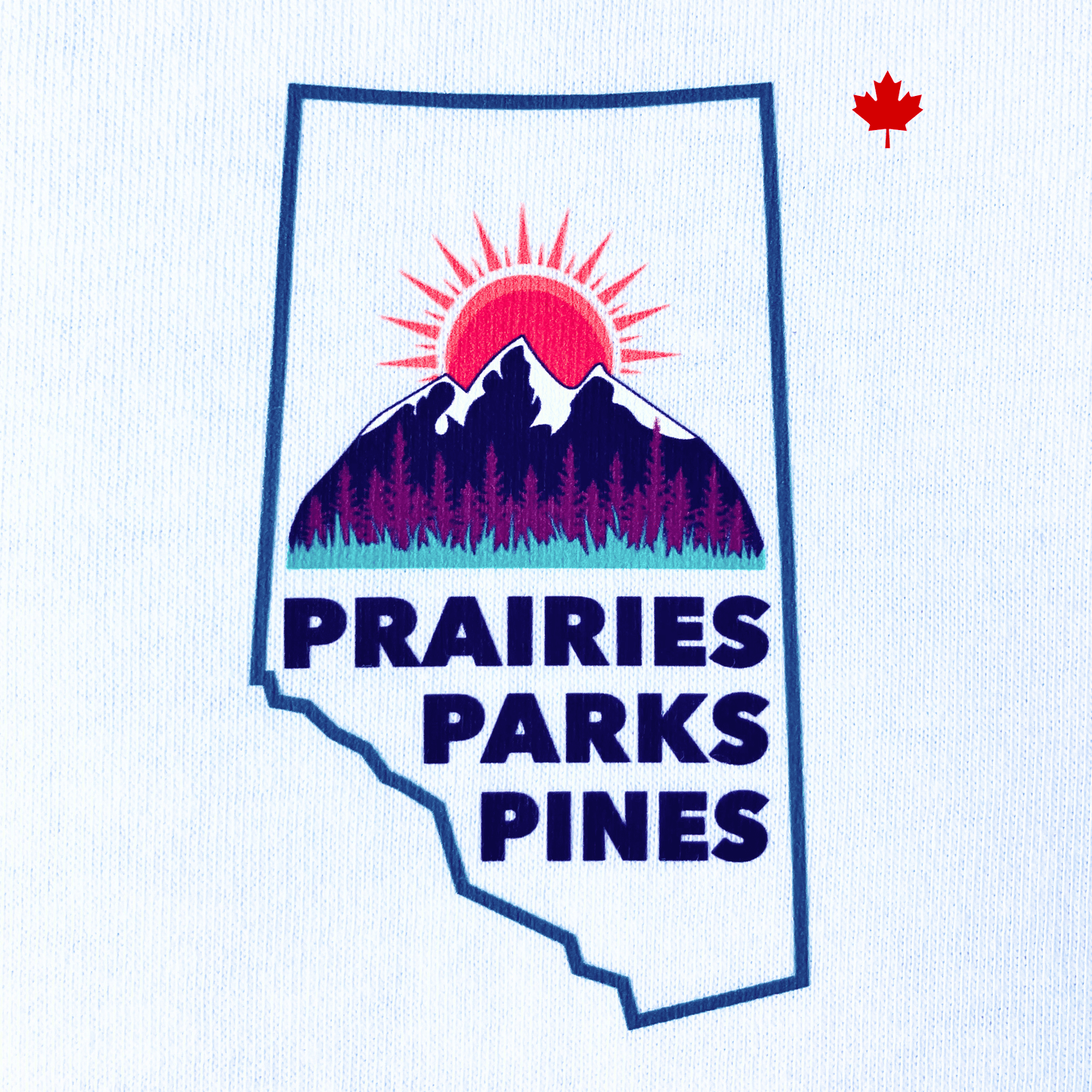 Prairies Parks Pines T-Shirt - Retro - Go Way Out