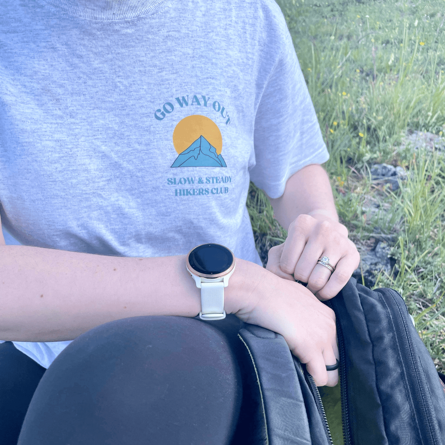 Slow & Steady Hikers Club T-Shirt - Go Way Out