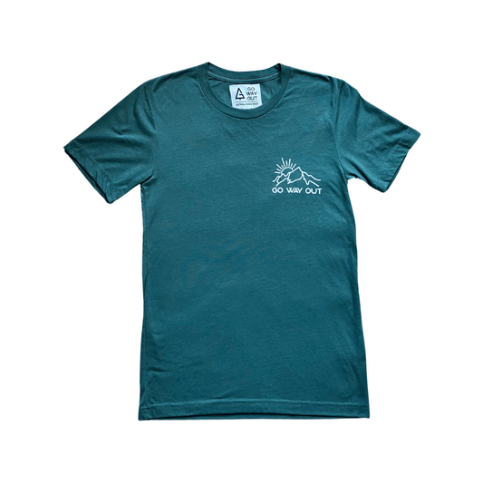 Sun Peaks T-Shirt - Forest Green - Go Way Out