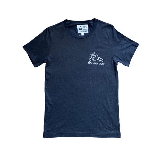 Sun Peaks T-Shirt - Heather Black - Go Way Out